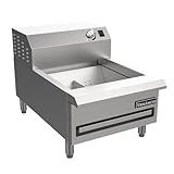 Chapa A Gás Industrial De Mesa Venâncio Aço Inox Manual 60cm Prime 8mm Profissional PCM060G ME