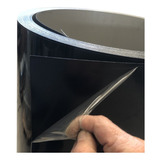 Chapa Aço Bobina Pintada Preta Largura 40cm X 3 Metros
