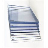 Chapa Acrilica Transparente 1000x500mm Espessura 2mm