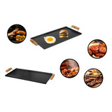 Chapa Bifeteira Churrasqueir Grill Ferro Fundido Fogão 30x60
