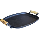 Chapa Bifeteira Churrasqueira Grill Ferro Fundido Fogão