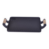 Chapa Bifeteira Grill 28x24cm Fogão churrasco Ferro Fundido