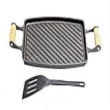 Chapa Bifeteira Grill Antiaderente Alça 31x24cm