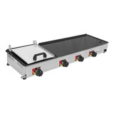 Chapa Chapeira Lanche Hamburguer Bife 97x30 C Prensa