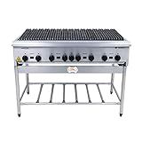 Chapa Charbroiler Americana Grill Churrasqueira 120cm Gás Inox Com Pé Cggp120 Venâncio