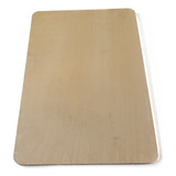 Chapa Compensado Naval Cantos Arredondados 45x30cm 4mm