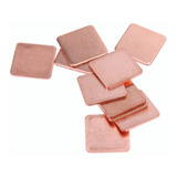 Chapa De Cobre dissipador Calor Chipset Gpu 15mmx15mmx2mm