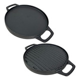 Chapa De Ferro 26 Bifeteira Dupla Face Lisa Grill Santana