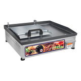 Chapa De Lanche 40x35 Sanduiche Lanche Elétrica Inox