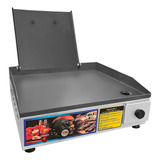 Chapa De Lanche Elétrica Hambúrguer Hotdog 40x35 Com Prensa