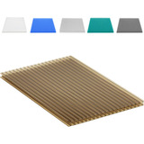 Chapa De Policarbonato 1 05 X 4 00 4mm Alveolar Várias Cores