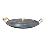 Chapa Disco De Arado 41cm Com Tampa E Cabo De Madeira Oferta