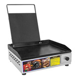 Chapa Elétrica De Lanches Inox C Abafador 40x35