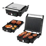 Chapa Elétrica Lanche Grill Sanduicheira 127v 110v 1500w Agratto