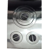 Chapa Fogao 3 Furos Retangular Polida Jn 45x75 Rf 5050 2003