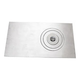 Chapa Fogão A Lenha Polida 1 Furo Ferro Fundido 47x85 Cm