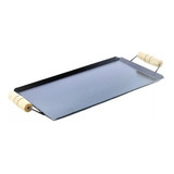 Chapa Grande Aço 48x28 Lanche Porção Fogão A Lenha Fogareiro