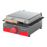 Chapa Grill Elétrica Com Prensa 30cm 220v Metalcubas Cor Inox
