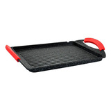 Chapa Grill Para Fogão Gás Com Indução Antiaderente Cerâmico