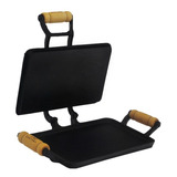 Chapa Grill Sanduicheira Misteira P Lanches Ferro 25x15cm