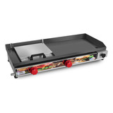 Chapa Lanche 70x30 Hambúrguer Bife Porções Premium C Prensa