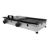 Chapa Lanche Chapeira Inox 60x30 A Gás C Prensa Abafador