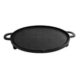 Chapa Lisa Para Gengiskan Redonda Ferro Fundido