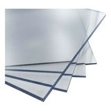 Chapa Placa De Policarbonato Compacto Cristal 50x50cm X 5mm
