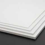 Chapa Placa Polietileno Branca 100cm X 50cm X 6mm