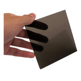 Chapa Placa Ps Fume 50x50cm X 2mm Sim Acrilico Fume Full