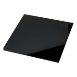 Chapa Plastica Pead Poliet Preto 1000 X 1000 X 5mm 