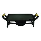Chapa Rechaud P Picanha A Alcool 28x24cm Em Ferro Fundido