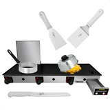 Chapa Semi Industrial 90x30 Pra Fazer Lanches Utensílios