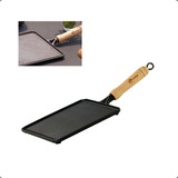 Chapa Tábua Churrasco Bifeteira De Ferro 24x24cm Indução