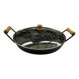 Chapa Tacho Disco De Arado 26 Cm Tampa De Vidro Aço Carbono
