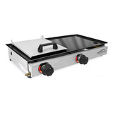 Chapeira Chapa Lanche Hot Dog C prensa 30x60 Inox À Gás 2q P