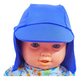 Chapéu Bebê Infantil Proteção Pescoço Legionario Piscina