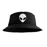 Chapéu Bucket Alien Com Materiais De