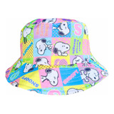 Chapéu Bucket Hat Infantil Cata Ovo Snoopy Dog Verão Praia