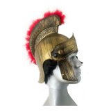 Chapéu Capacete Guerreiro Romano C Plumas E Laterais 450 
