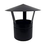 Chapéu Chinês 8 Polegada Para Chaminé Pintado Churrasqueira