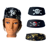 Chapéu Coquinho Pirata C Bandana Sortido Carnaval 2 Un