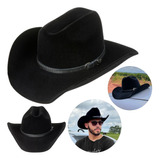 Chapéu Country Cowboy Clássico Roça Veludo