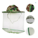 Chapéu De Abelha Protetor Para Apicultor Camping Ou Pesca
