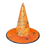 Chapéu De Bruxa Halloween Festa Fantasia Carnaval Estampado