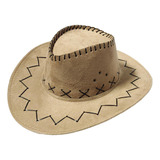 Chapéu De Cowboy De Praia Ajustável Em Malha Antiga u