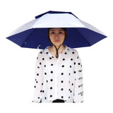 Chapéu De Guarda chuva Portátil Boné De Cabeça Anti uv Dobr