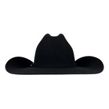 Chapéu Estilo Arizona Preto Aba10 Pralana Country Original