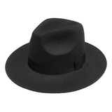 Chapéu Fedora Aba Média Dura De 6cm Várias Cores Pronta Entr