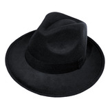 Chapéu Fedora Clássico De Feltro Aba Média Unissex Masculino Ou Feminino Várias Cores